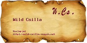 Wild Csilla névjegykártya